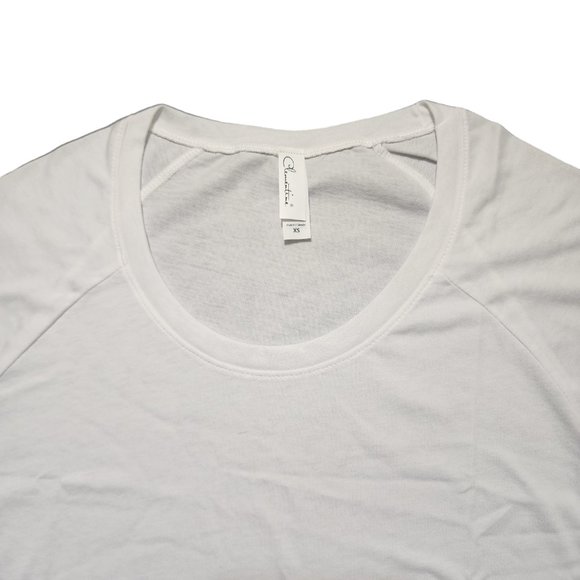 Clementine Apparel Women’s Short Sleeve T Shirt Curvy Crew Undershirt‎ Size XS - Picture 3 of 6